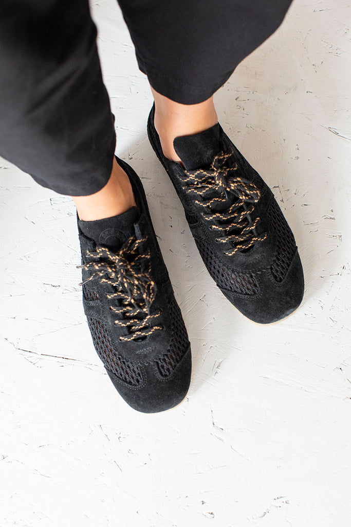 Mesh Sneakers - Black