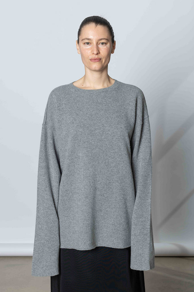 Miles Sweater - Grey Melange
