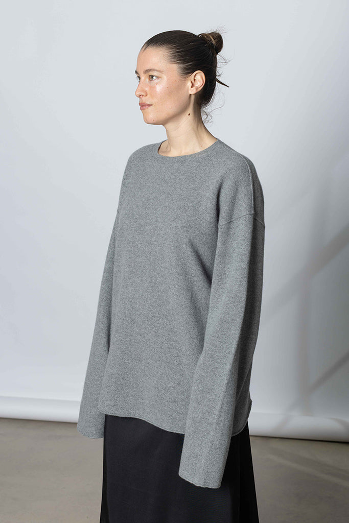 Miles Sweater - Grey Melange