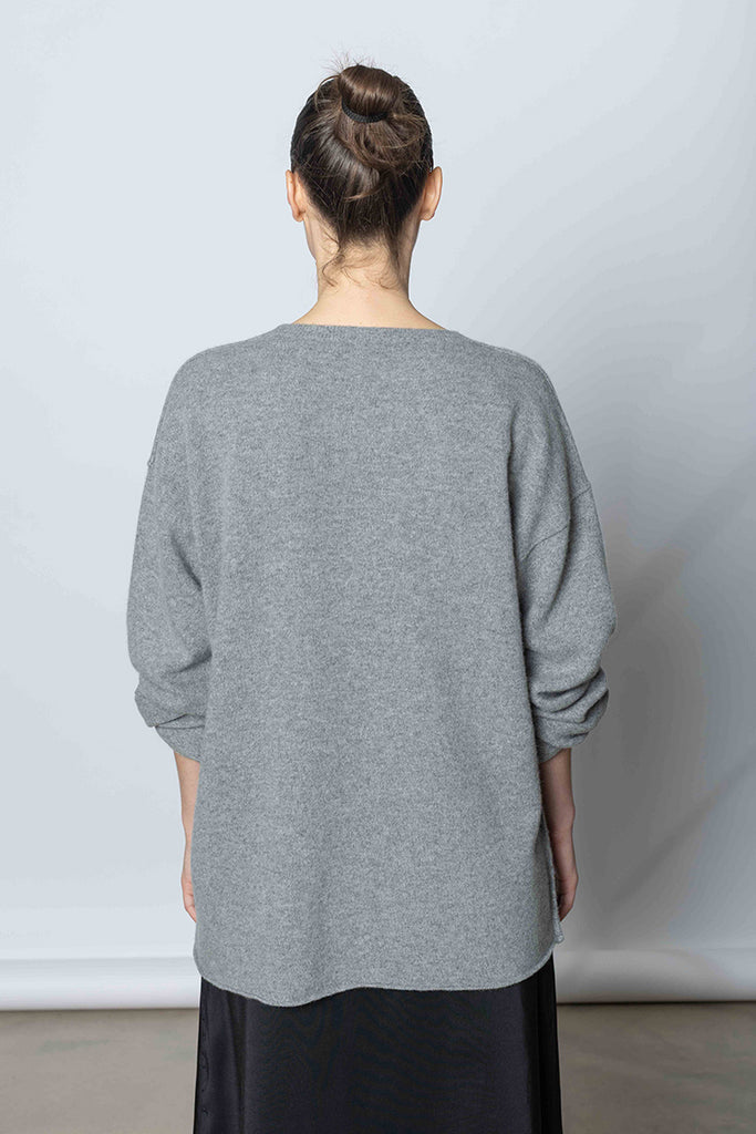 Miles Sweater - Grey Melange