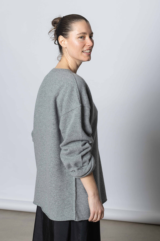Miles Sweater - Grey Melange
