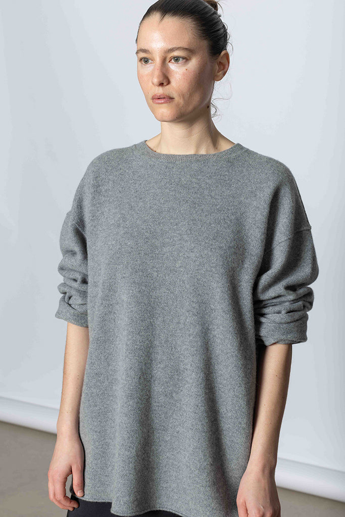 Miles Sweater - Grey Melange