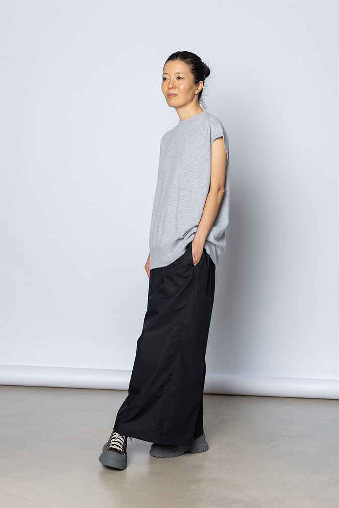 Mistle Knit Vest - Light Grey