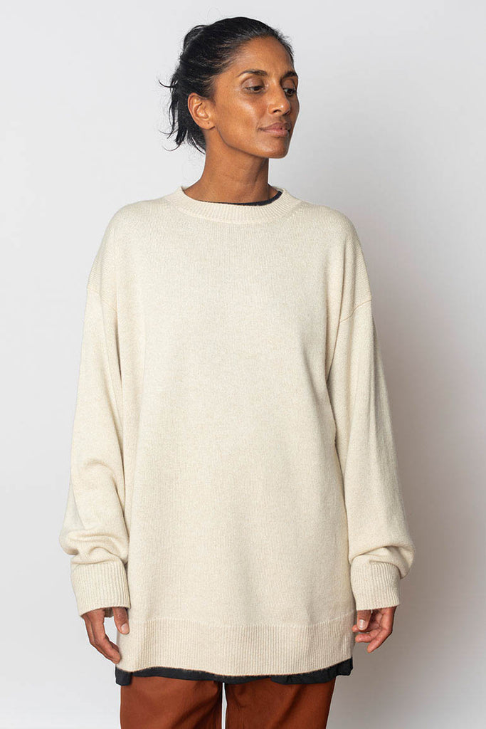 Mizu Sweater - Ivory Melange