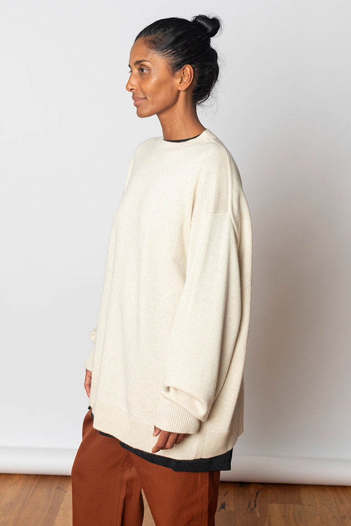 Mizu Sweater - Ivory Melange