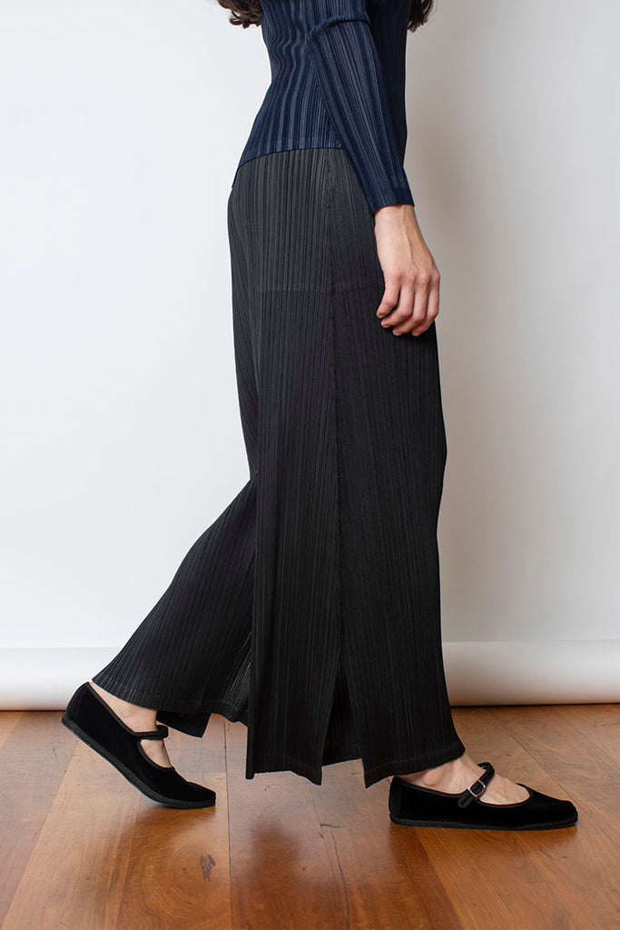 Monthly Colors Wide Leg Pants - Black