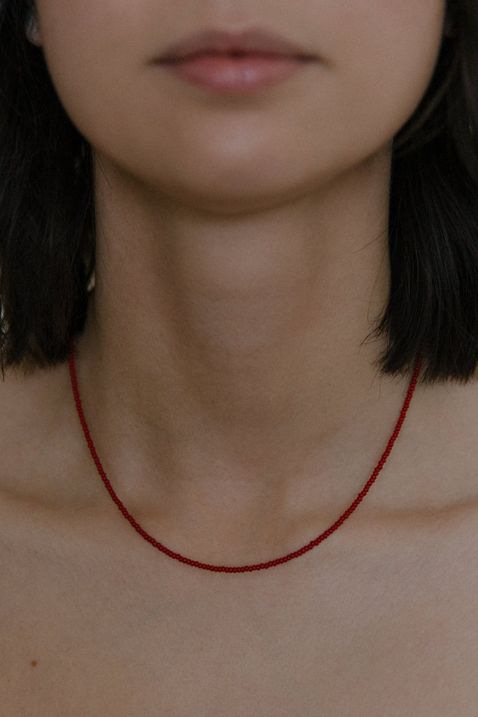 Noah Necklace - Red