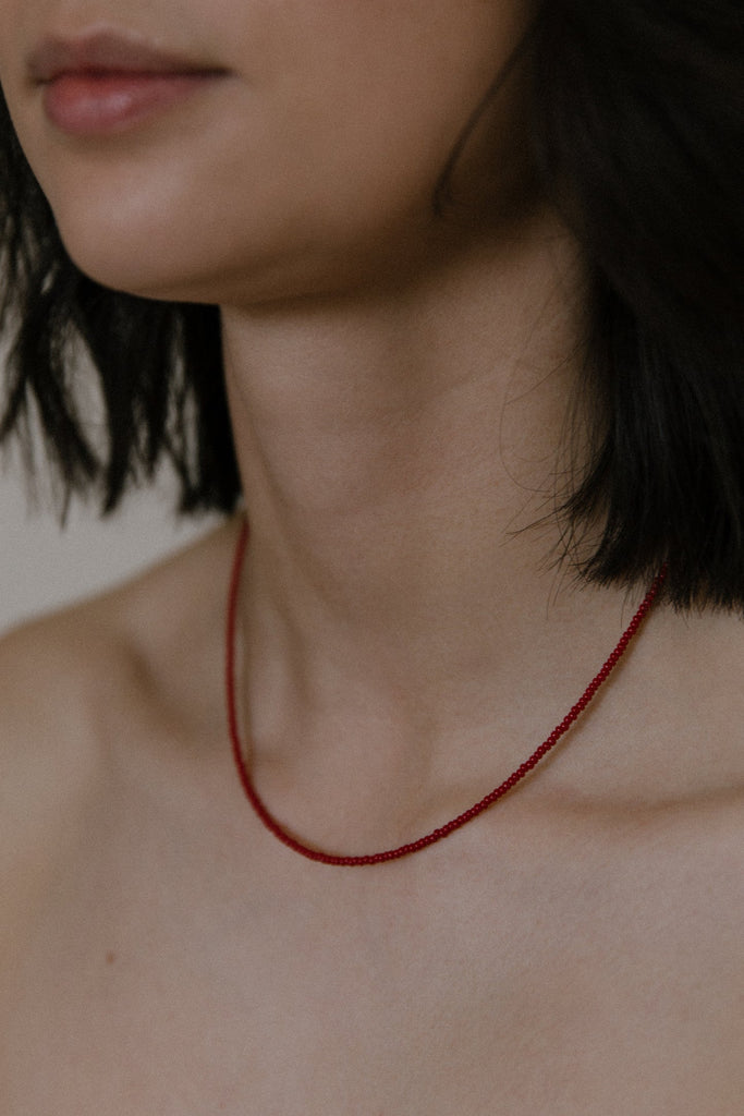 Noah Necklace - Red