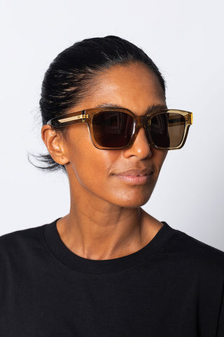Nathan Sunglasses - Khaki/Light Gold/Khaki