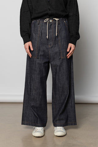 O Long Straight Jeans - Indigo