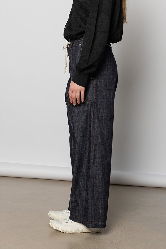 O Long Straight Jeans - Indigo