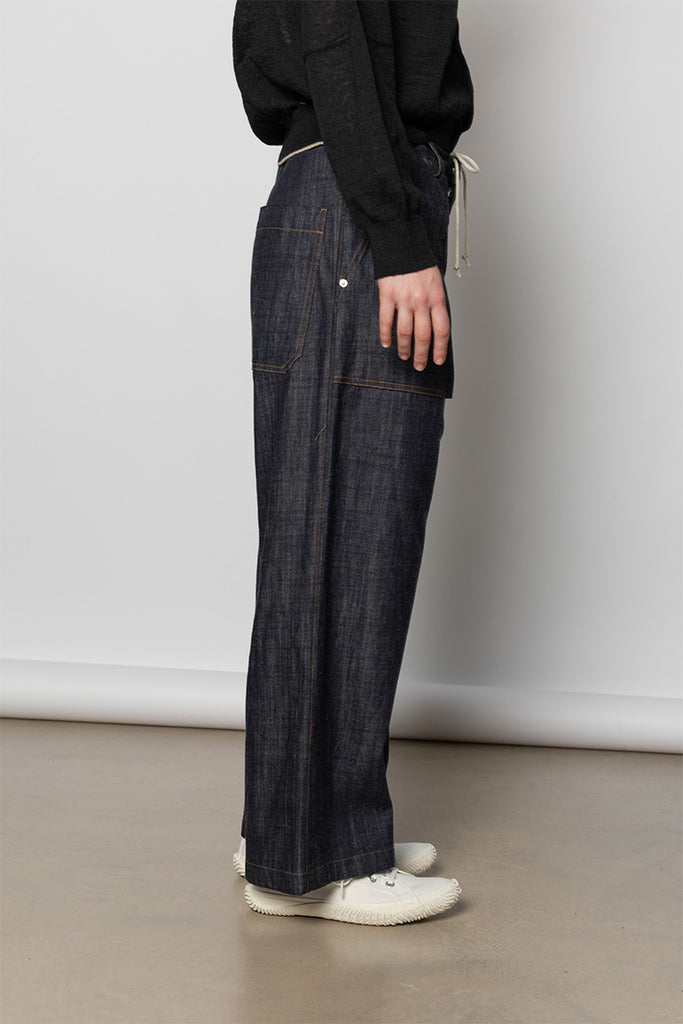 O Long Straight Jeans - Indigo