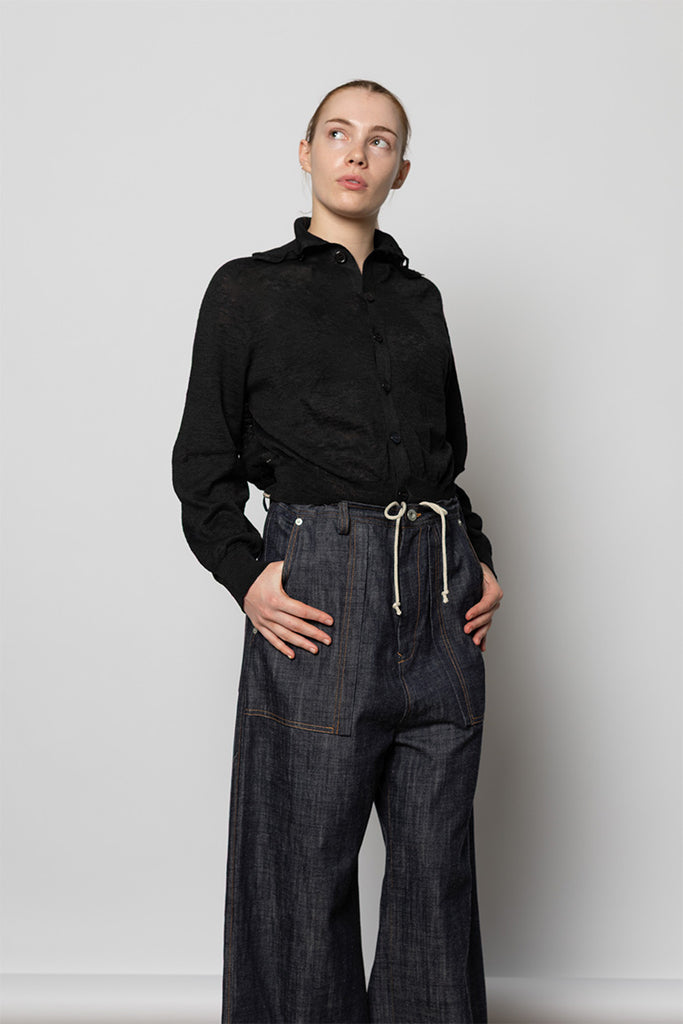 O Long Straight Jeans - Indigo
