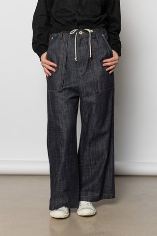 O Long Straight Jeans - Indigo