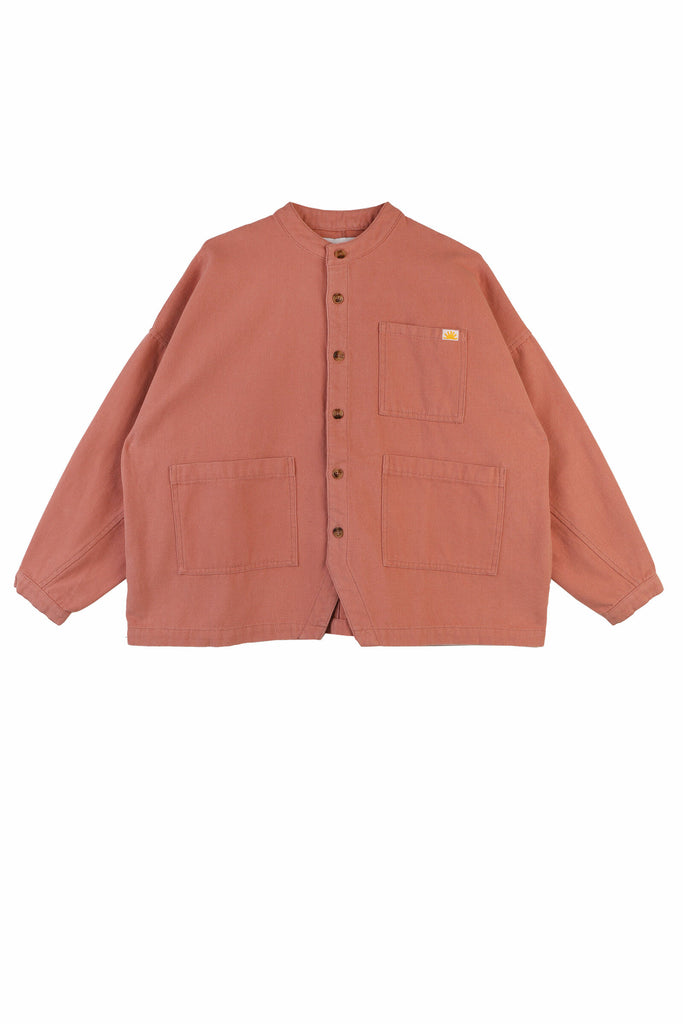 Oversized Chore Coat Canvas - Blush