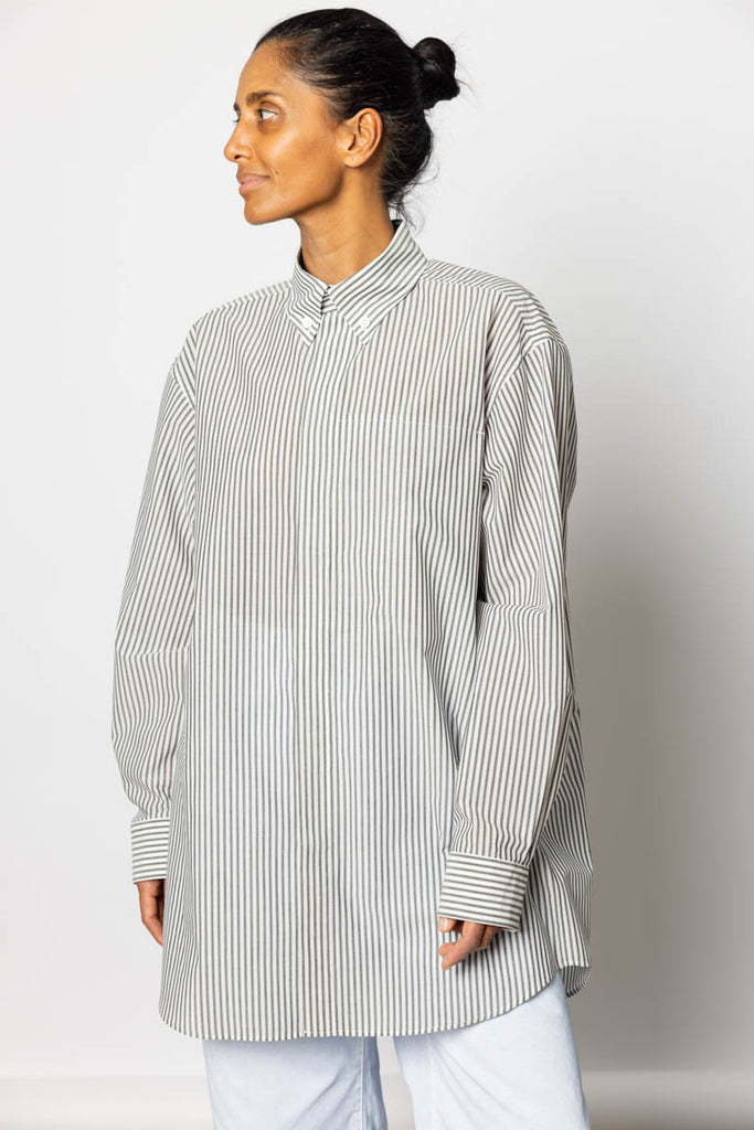 Odd Shirt Stripes - Khaki Hued