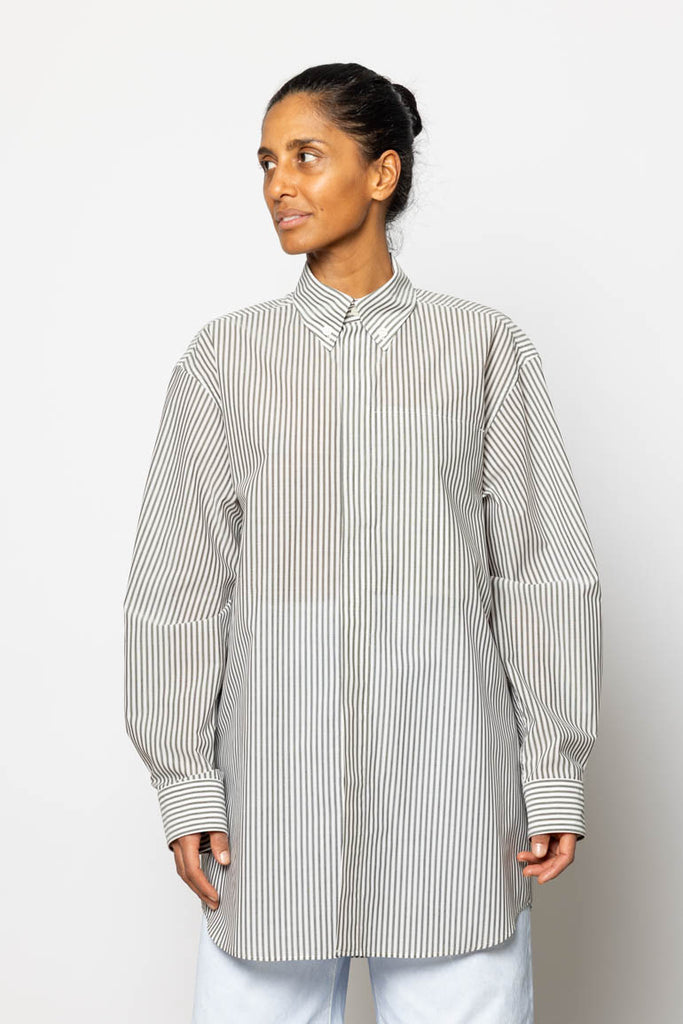 Odd Shirt Stripes - Khaki Hued