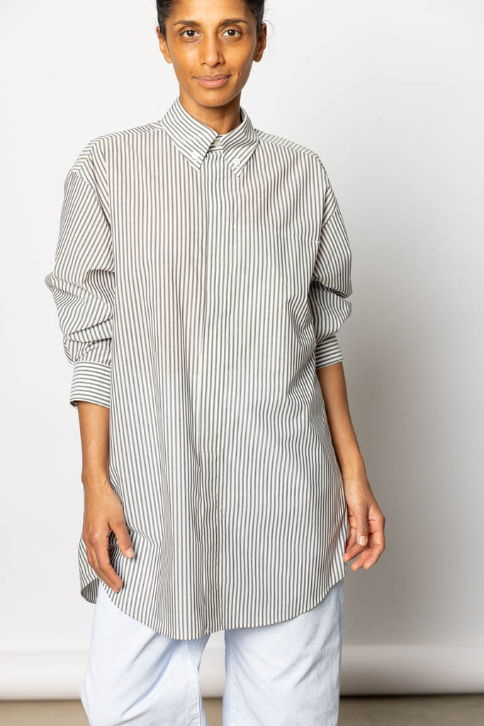 Odd Shirt Stripes - Khaki Hued