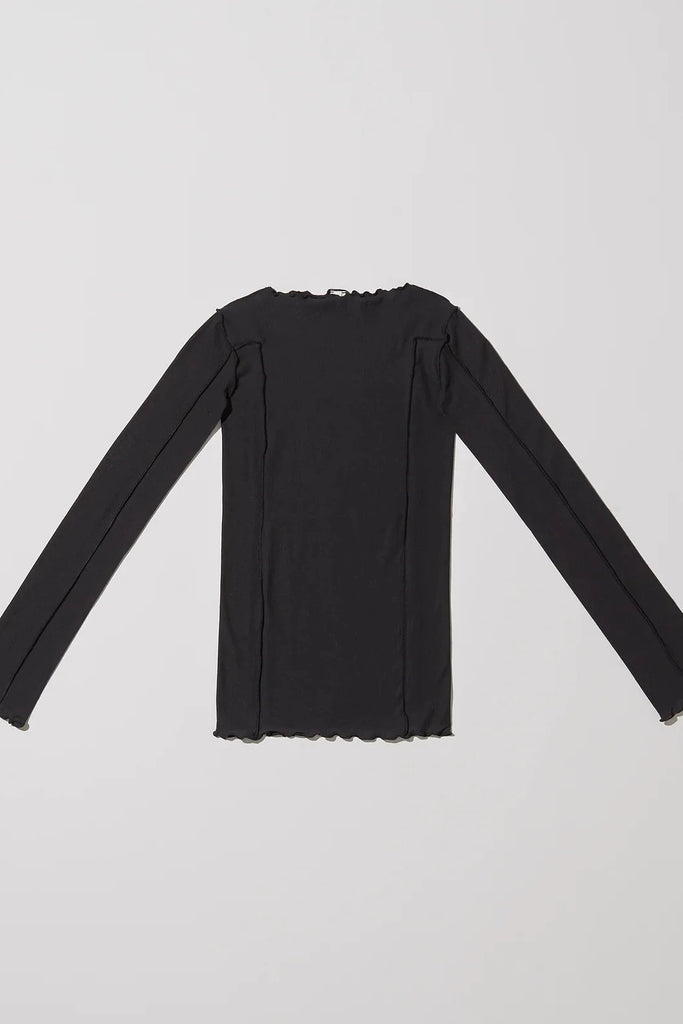 Omata Long Sleeve T-Shirt - Black