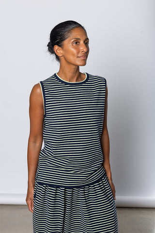 Opa Spencer - Navy Stripe