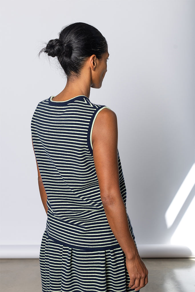 Opa Spencer - Navy Stripe
