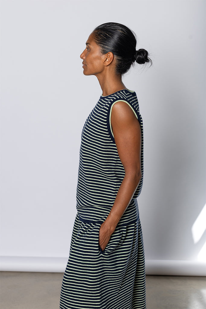 Opa Spencer - Navy Stripe