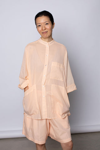 Organic Cotton 7/8th Shirt - Apricot Cloud