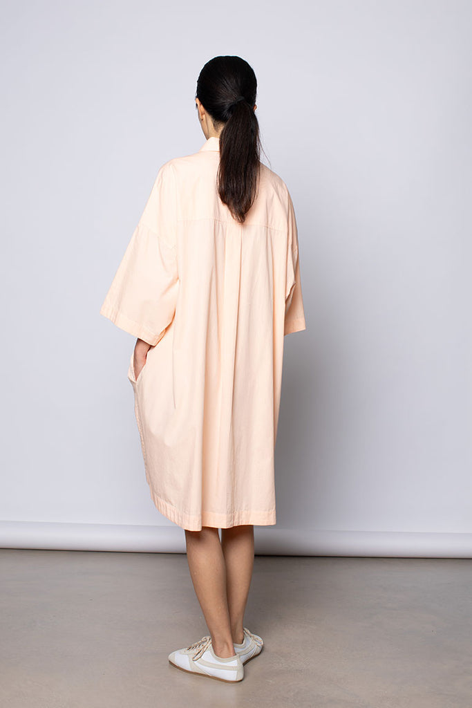 Organic Cotton Big Shirt - Apricot Cloud