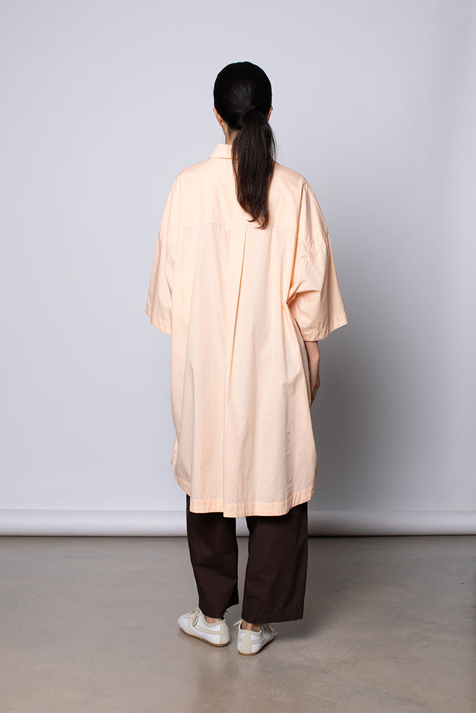 Organic Cotton Big Shirt - Apricot Cloud