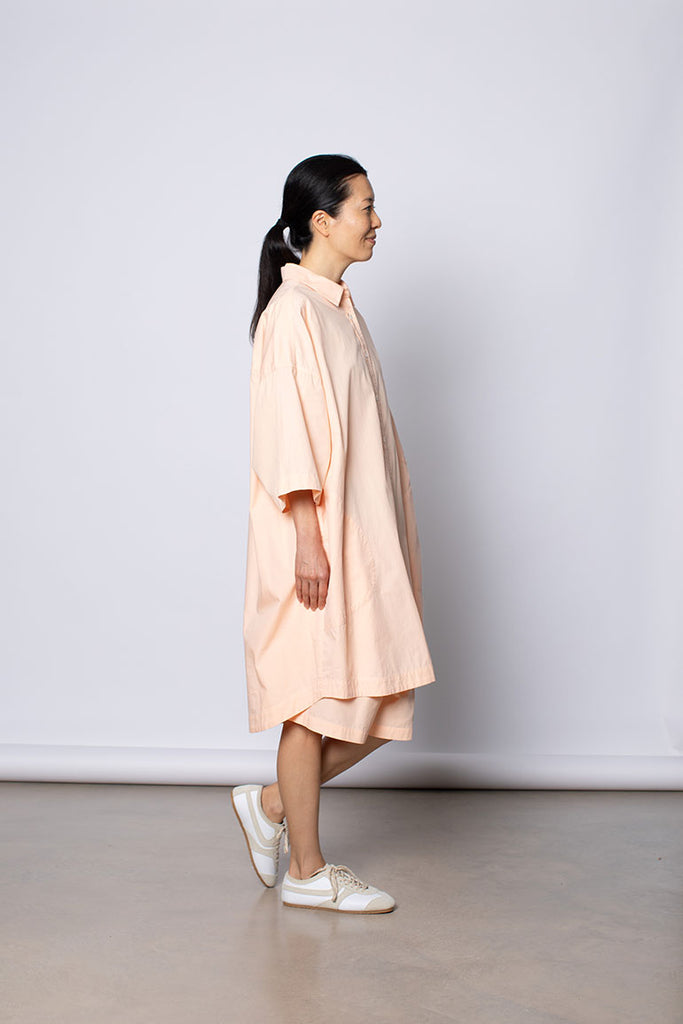 Organic Cotton Big Shirt - Apricot Cloud
