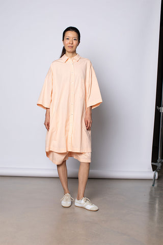 Organic Cotton Big Shirt - Apricot Cloud