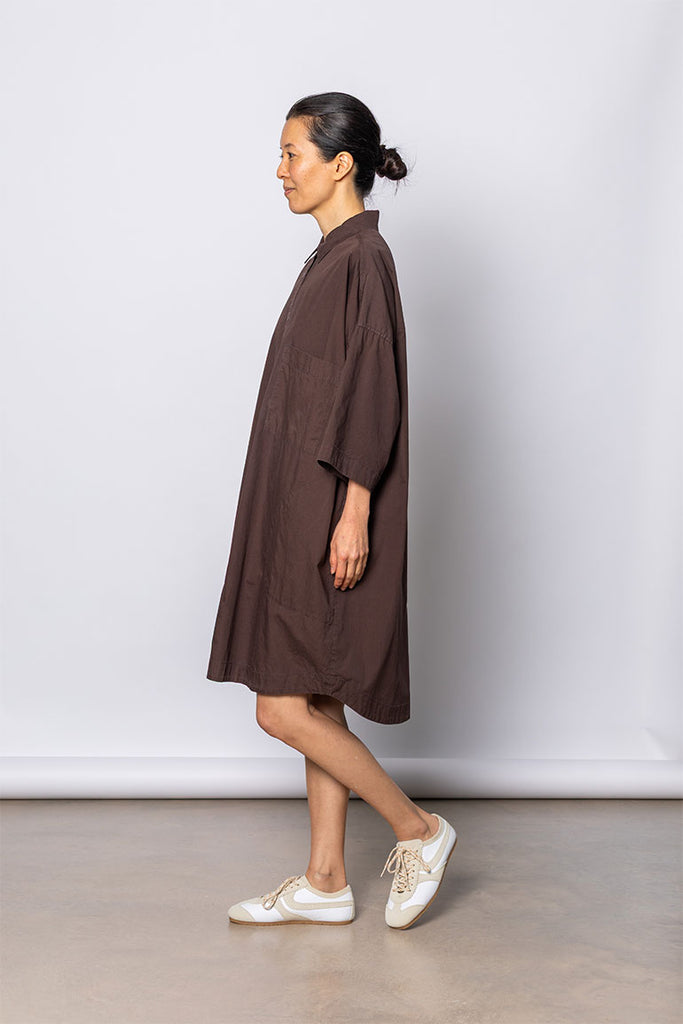 Organic Cotton Big Shirt - Cacao