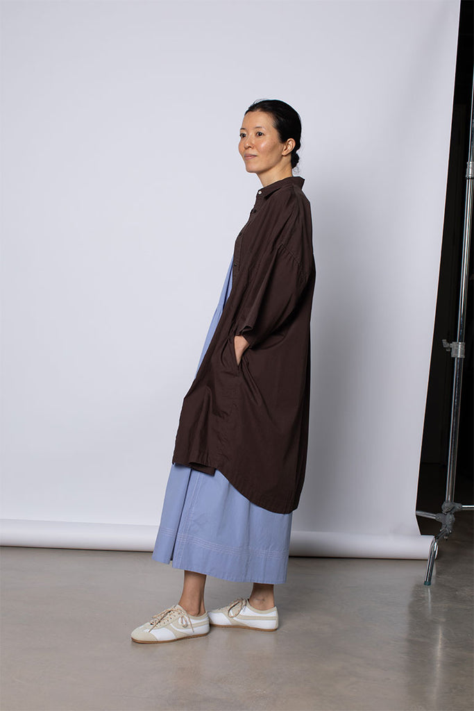 Organic Cotton Big Shirt - Cacao