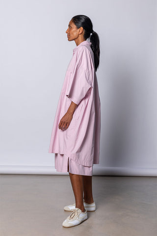 Organic Cotton Big Shirt - Dusty Pink