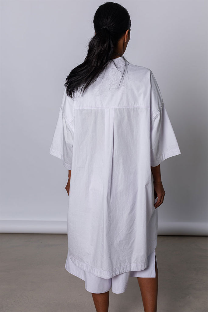 Organic Cotton Big Shirt - Palest Lilac