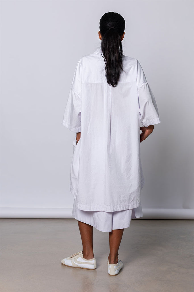 Organic Cotton Big Shirt - Palest Lilac