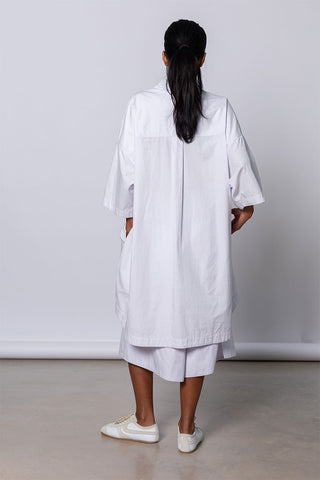 Organic Cotton Big Shirt - Palest Lilac