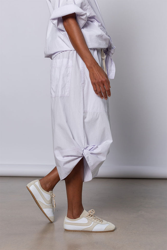 Organic Cotton Big Shorts - Palest Lilac