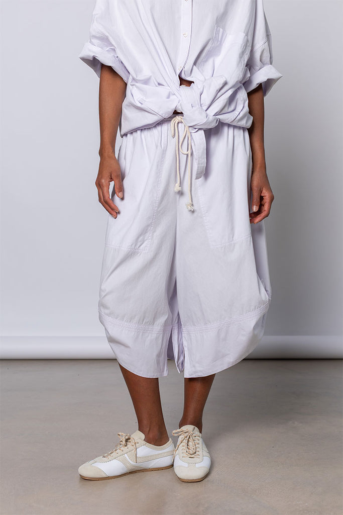 Organic Cotton Big Shorts - Palest Lilac