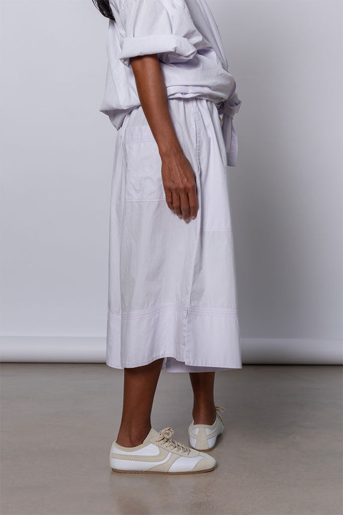 Organic Cotton Big Shorts - Palest Lilac