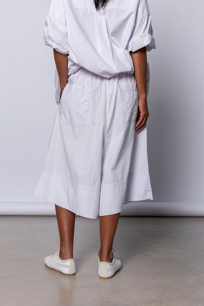 Organic Cotton Big Shorts - Palest Lilac