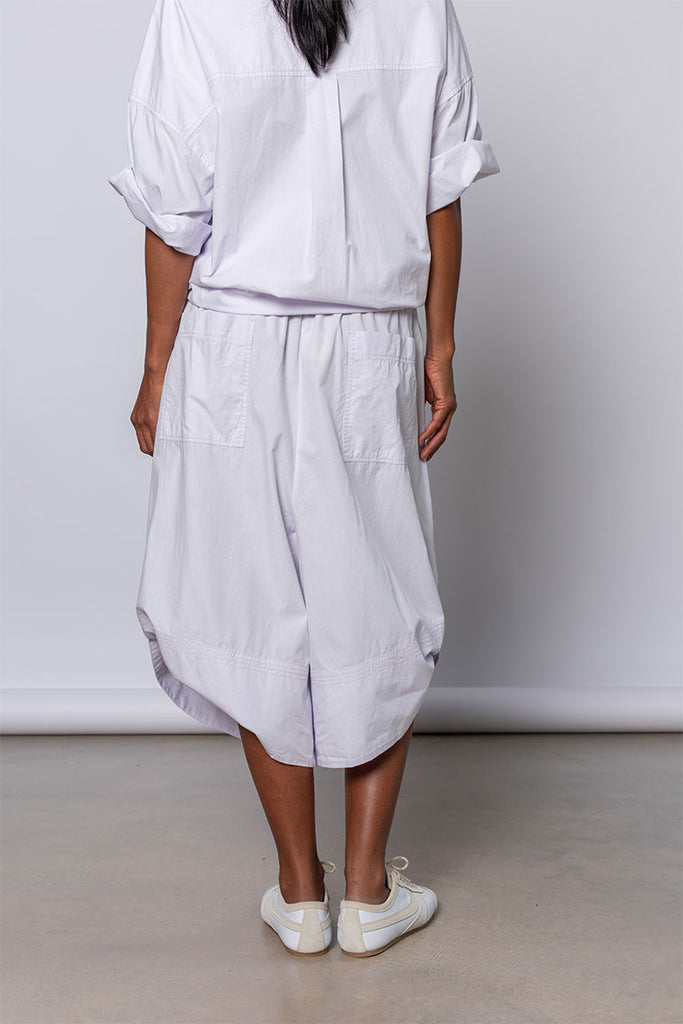 Organic Cotton Big Shorts - Palest Lilac