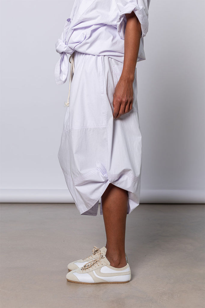 Organic Cotton Big Shorts - Palest Lilac