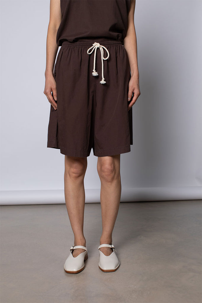 Organic Cotton Jomid Shorts - Cacao