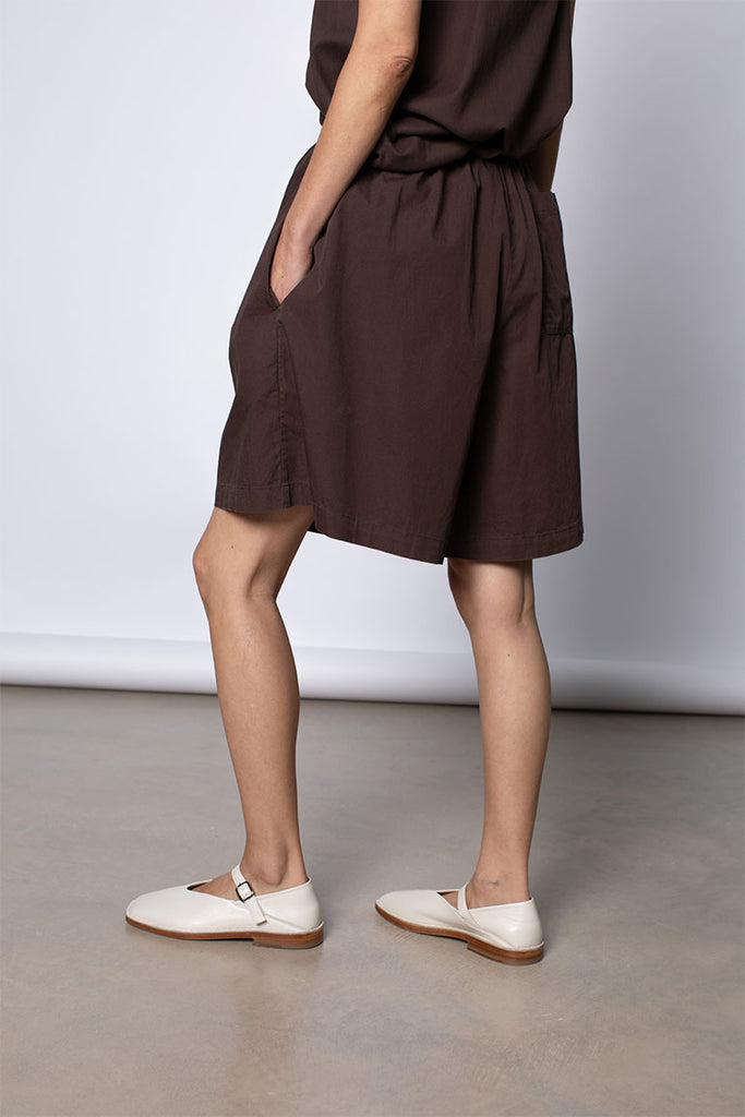 Organic Cotton Jomid Shorts - Cacao