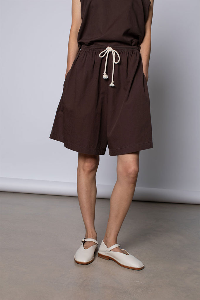 Organic Cotton Jomid Shorts - Cacao