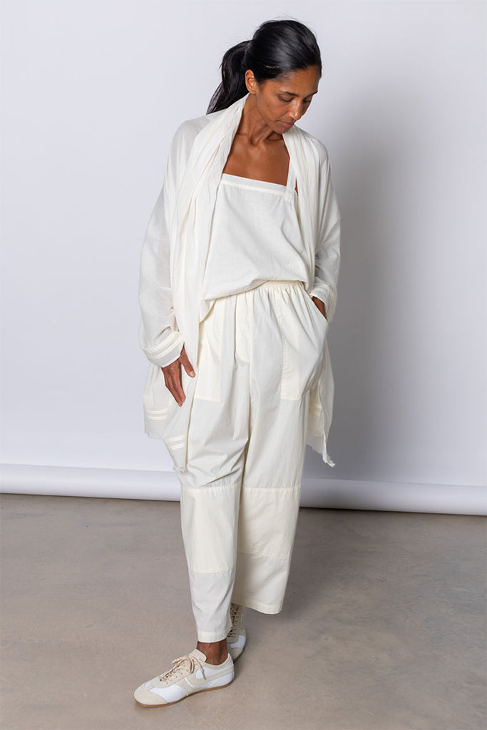 Organic Cotton PJ Day Pants - Softest Cream