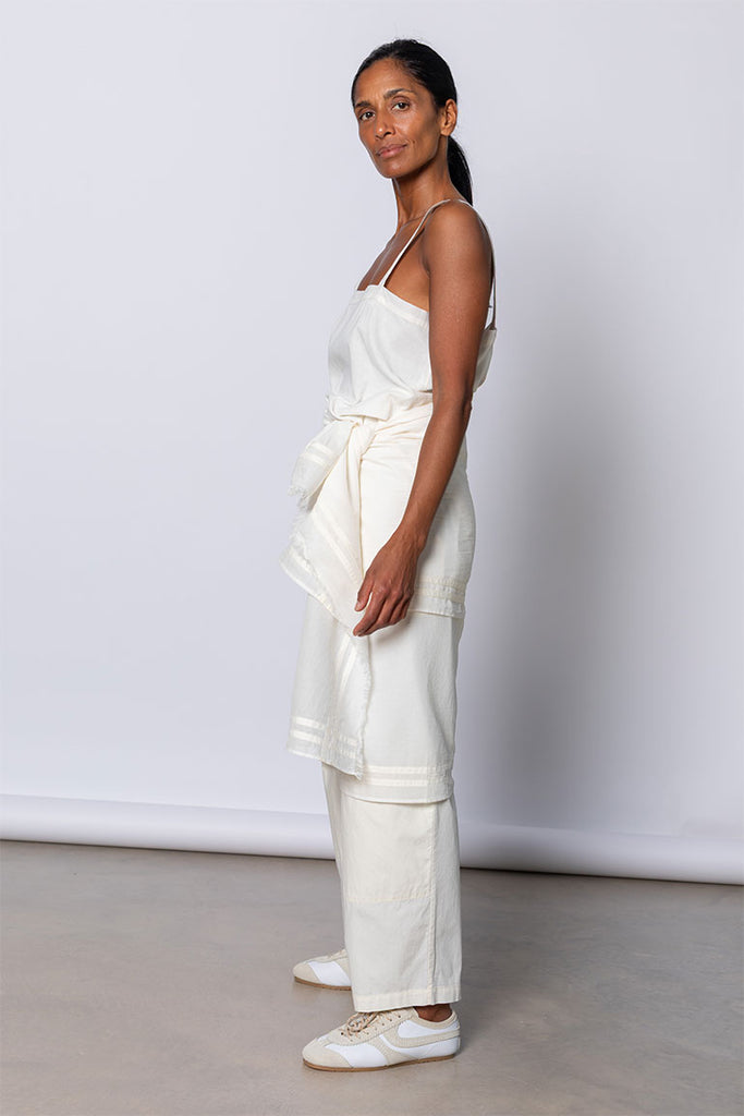 Organic Cotton PJ Day Pants - Softest Cream