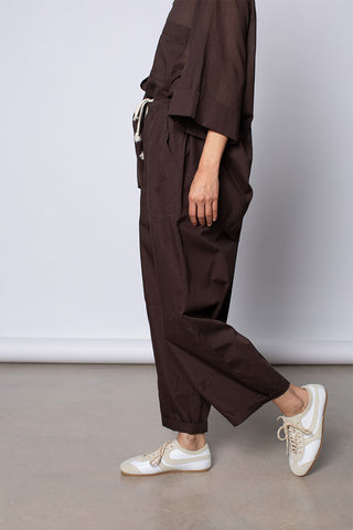 Organic Cotton Pj Day Pants - Cacao