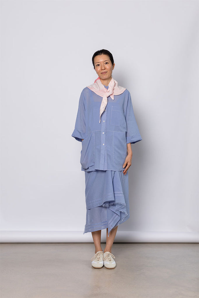 Organic Cotton Sarong - Dream Blue